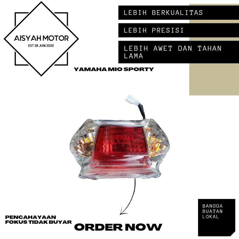 Reflektor Lampu Belakang Yamaha Mio Sporty