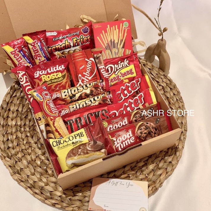 

♚ XIV 10198 HAMPERS / GIFT BOX / SNACK BOX / KADO ULANG TAHUN / VALENTINE / ANNIVERSARY - parcel lebaran parcel idul fitri parcel idulfitri merah ✨ 7.7 ♚