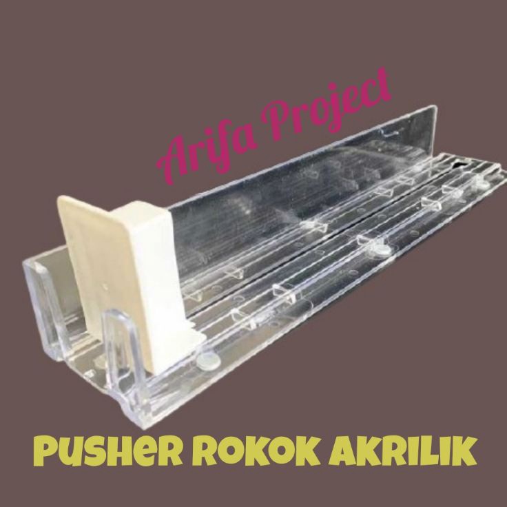 VXZQ4064 HOT  Pusher Rokok Akrilik / Rak Rokok Akrilik