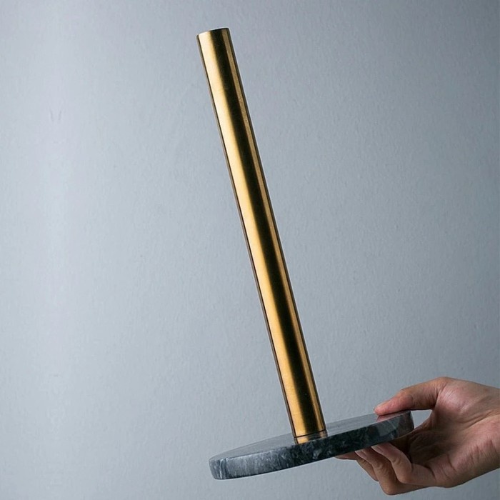 

Best Seller Ayo Paper Stand With Marble Base Vertical Paper Towel Rack Ern Paper