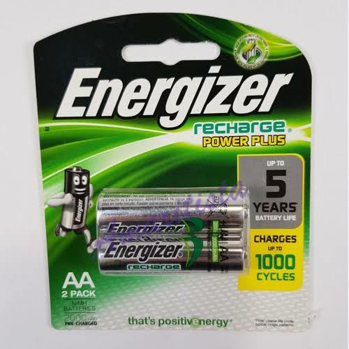 Ready baterai energizer recharge A2 isi 2 pc