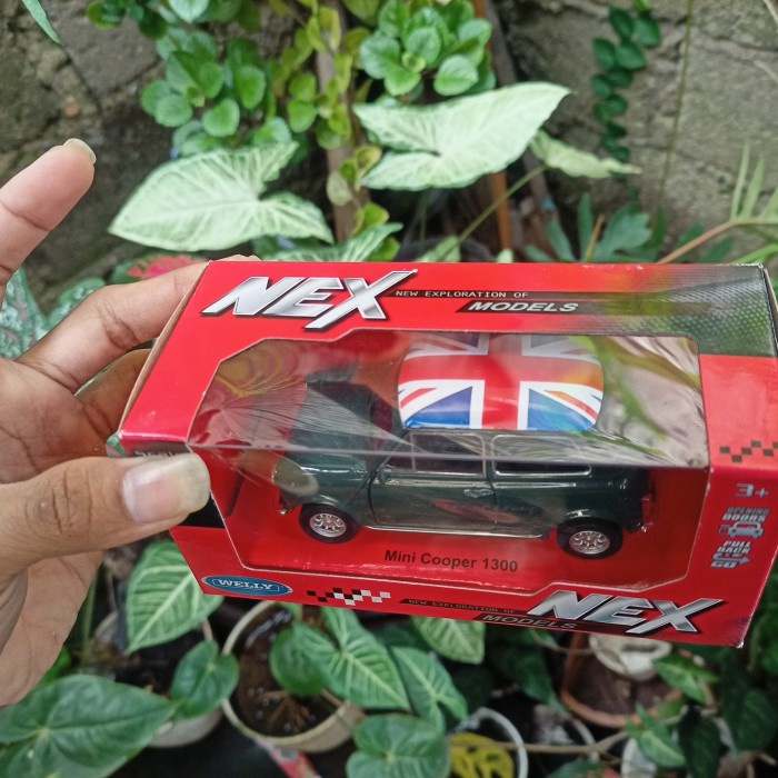 DISKON SPESIAL NEX WELLY MINI COOPER 1300 MORRIS ENGLAND FLAG 1:32 MINIATUR DIECAST J TERMURAH