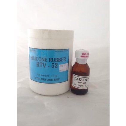 Silicon Rubber RTV-52 - Silicone Rubber RTV 52 1Kg