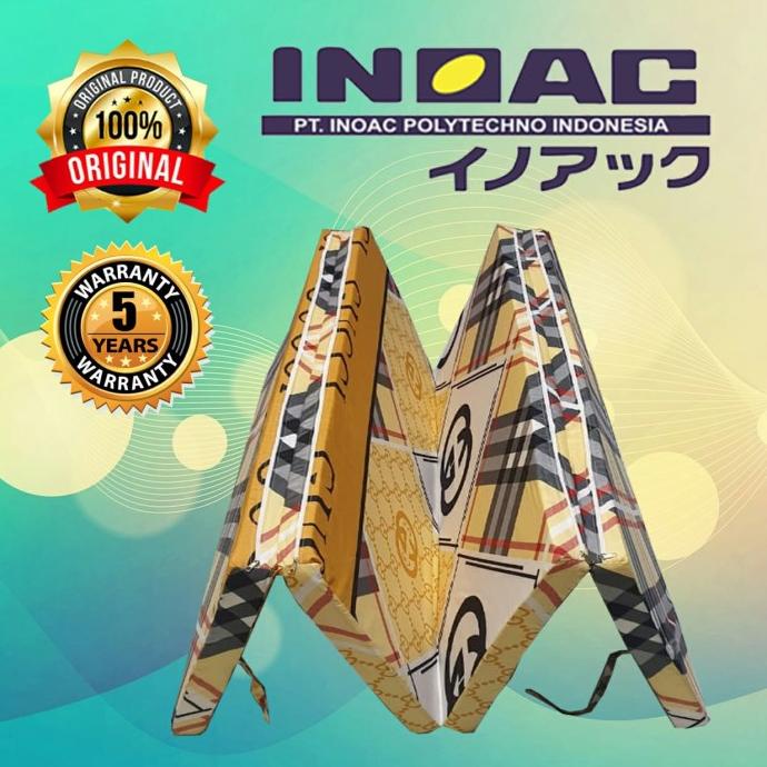 kasur busa lipat 4 INOAC 70x200x5 cm