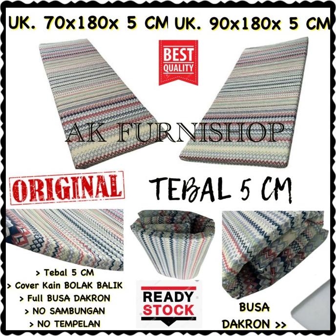 Kasur Lipat Busa Dakron Murah Tebal 5 CM - Kasur Lantai Ekonomis