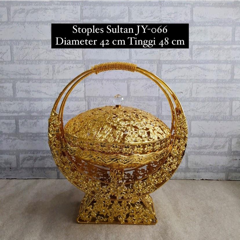 Bosara Model Sultan N43 JY-066 Bahan Kuningan Tinggi 48 cm