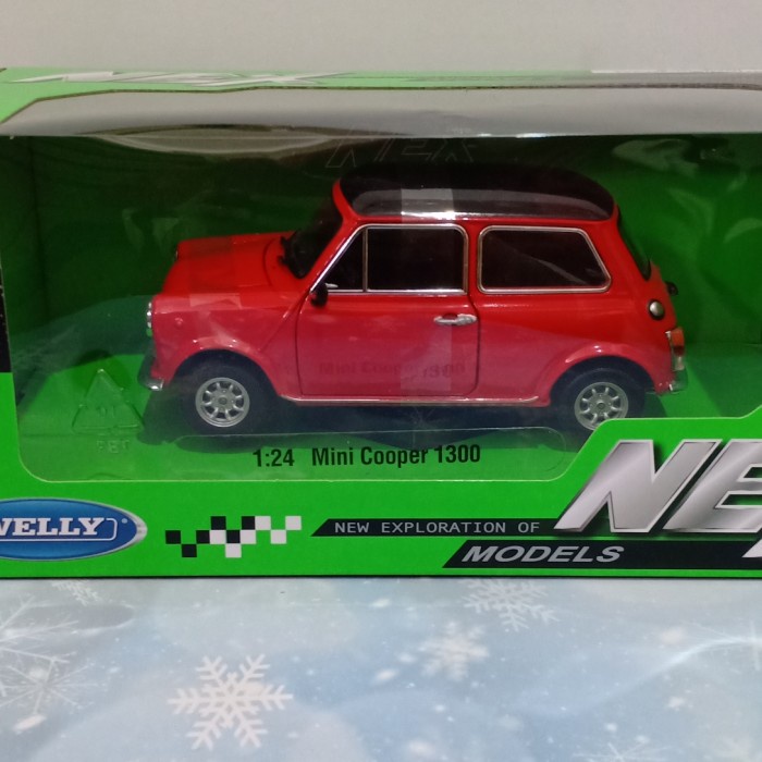 FLASH SALE DIECAST WELLY NEX 1:24 MINI COOPER 1300 TERLARIS