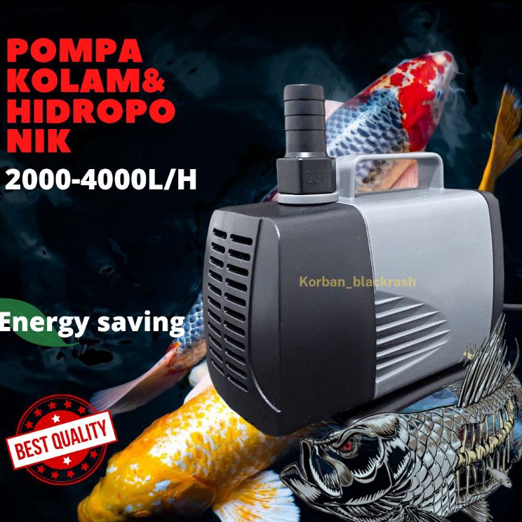 IOYU-15 Power Head Pompa Celup Aquarium Hidroponik Low Watt - Mesin Air Terjun Kolam Ikan Koi Arwana