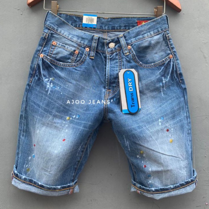 ♥ DCLXVI 3362 Celana Pendek Import Pria 501 Bercak Fashion Made In Vietnam 🇻🇳 Terbaru Dan Terlaris S