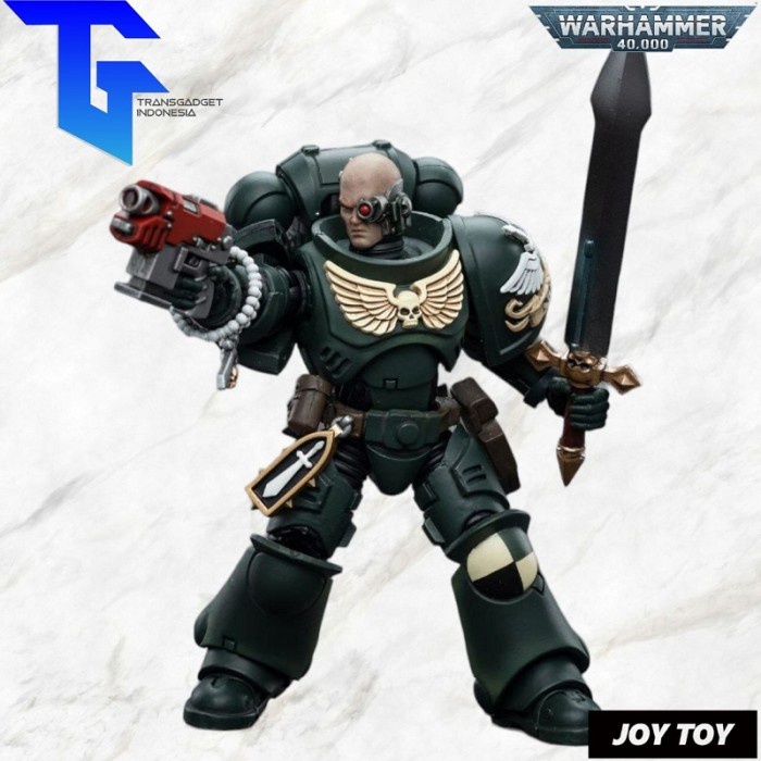 FLASH SALE JOYTOY WARHAMMER 40K DARK ANGELS INTERCESSORS SERGEANT NADAEL JT4935 TERLARIS