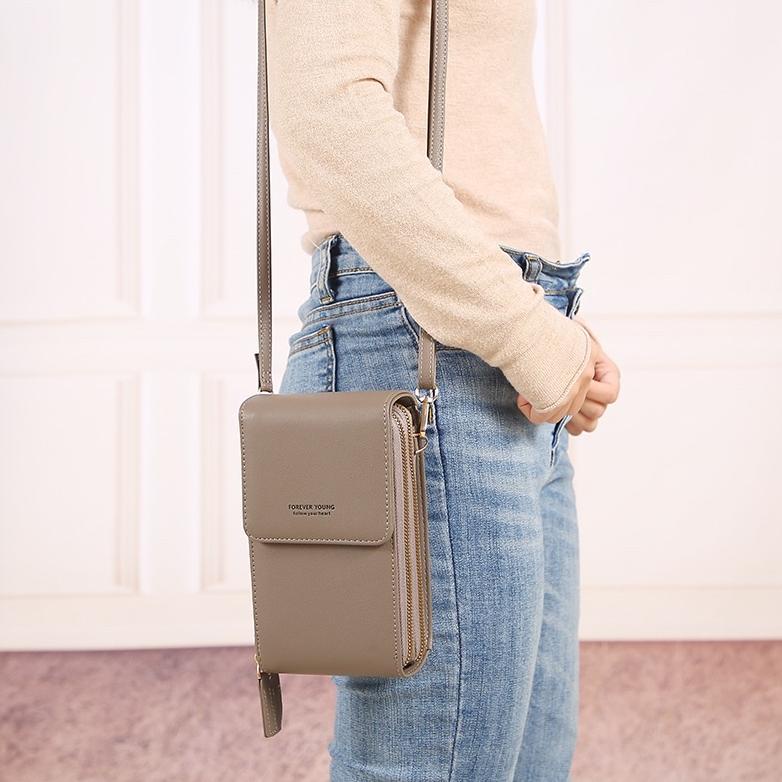 Arjun- Tas Selempang Wanita / tas HP / dompet hp touchscreen / FOREVER YOUNG ORIGINAL DCW 45 Spesial