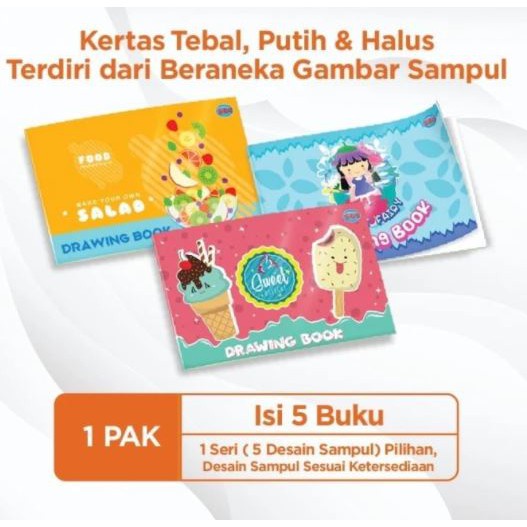 

HQM BUKU GAMBAR SIDU A4 [PACK - 5 BUKU] IEC
