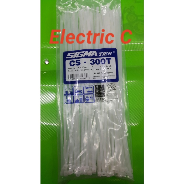 

Terlaris Kabel Ties / Kabel Tis / Cable Tie Cs 300 T Putih 30 Cm Sigma