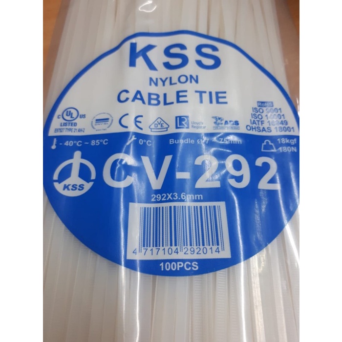 

Terlaris Cv-292 - Kabel Ties Kss Original Ukuran 292 X 3.6 Mm