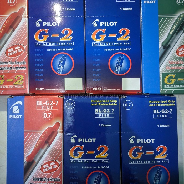 Best Seller Pulpen Pilot Bl G2 07 1 Lusin
