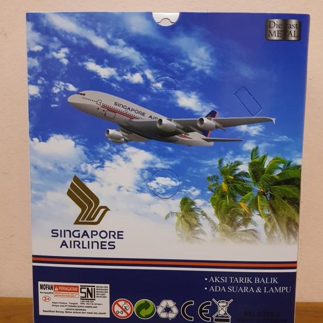 * Alma * Diecast Pesawat Terbang Singapore Airlines - Diecast Pesawat