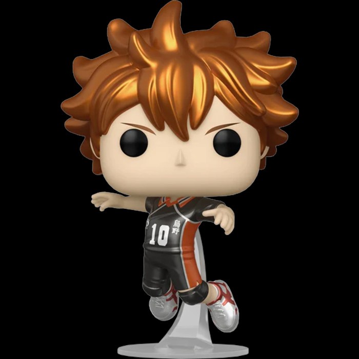 FLASH SALE ORIGINAL FUNKO POP HAIKYU SHOYO HINATA METALLIC ANIME MANGA FIGURE TOY TERBARU