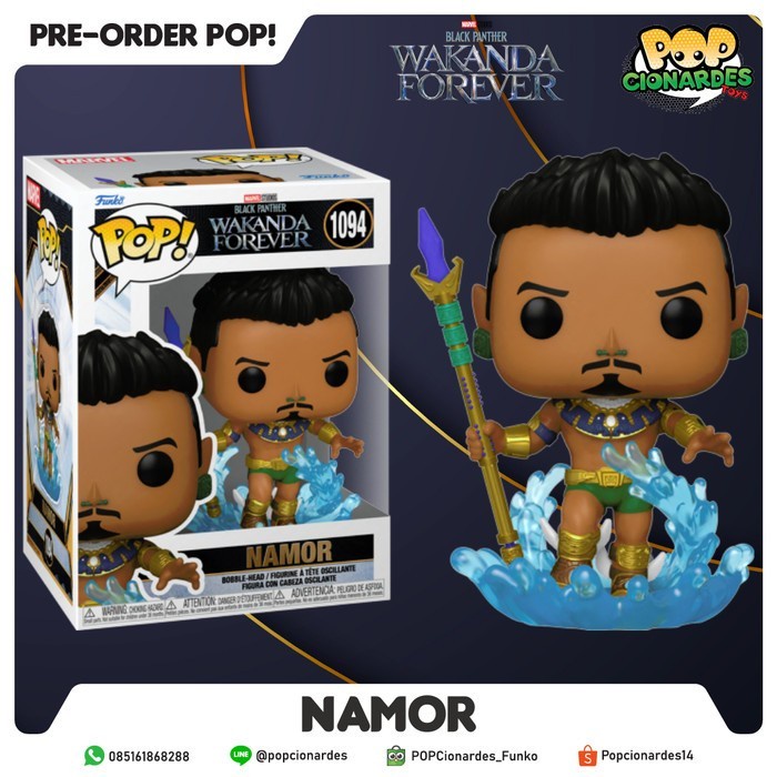 FLASH SALE FUNKO POP MARVEL - BLACK PANTHER WAKANDA FOREVER - NAMOR #1094 TERBARU