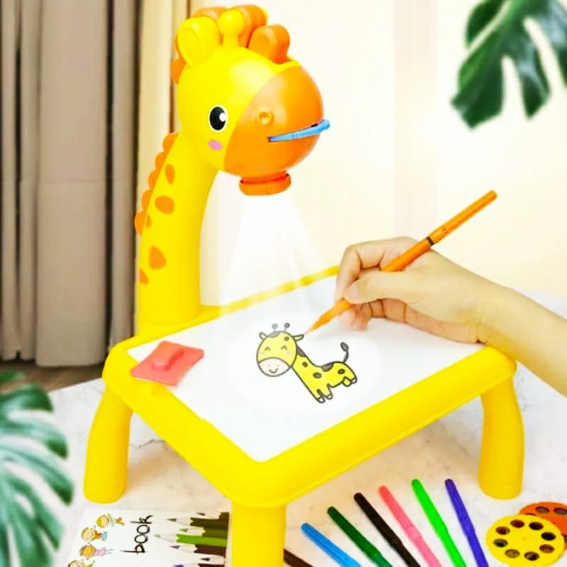 [ MJ ] Meja Gambar Projector Mainan Edukasi Anak Projection Painting Table SS 1555