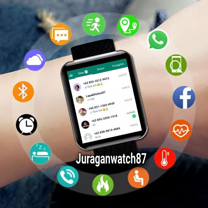 Viral Jam Tangan Digital Hp Pintar Imo Android Smartwatch Anak Pria Wanita Dewasa Sport Bluetooth No