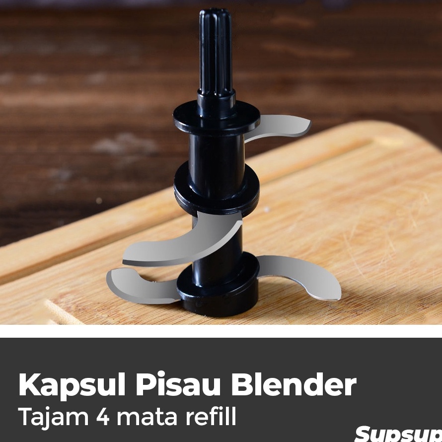 SHJR4843 TERBARU  Pisau Blender Kapsul Tajam 4 Mata Refil Pisau Blender Kapsul