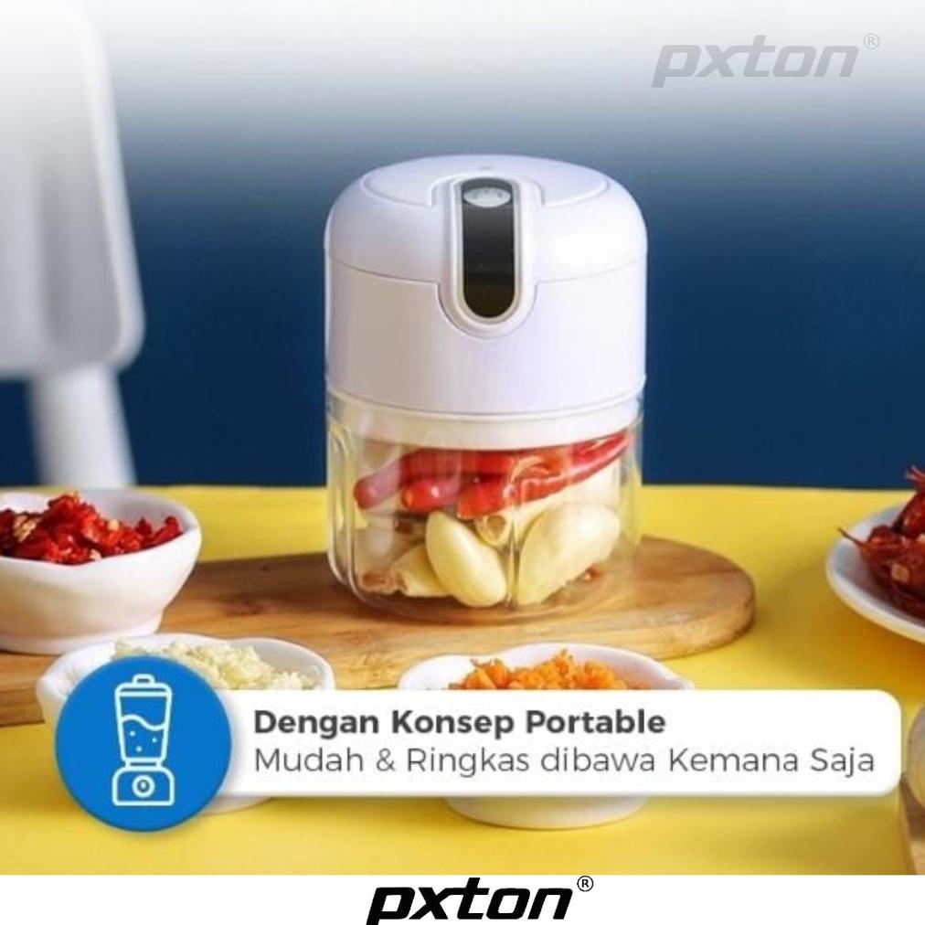 Terlaris Pxton - Portable Blender Gilingan Mini Bumbu Dan Daging Dengan Usb / Usb Mini Chopper Blend