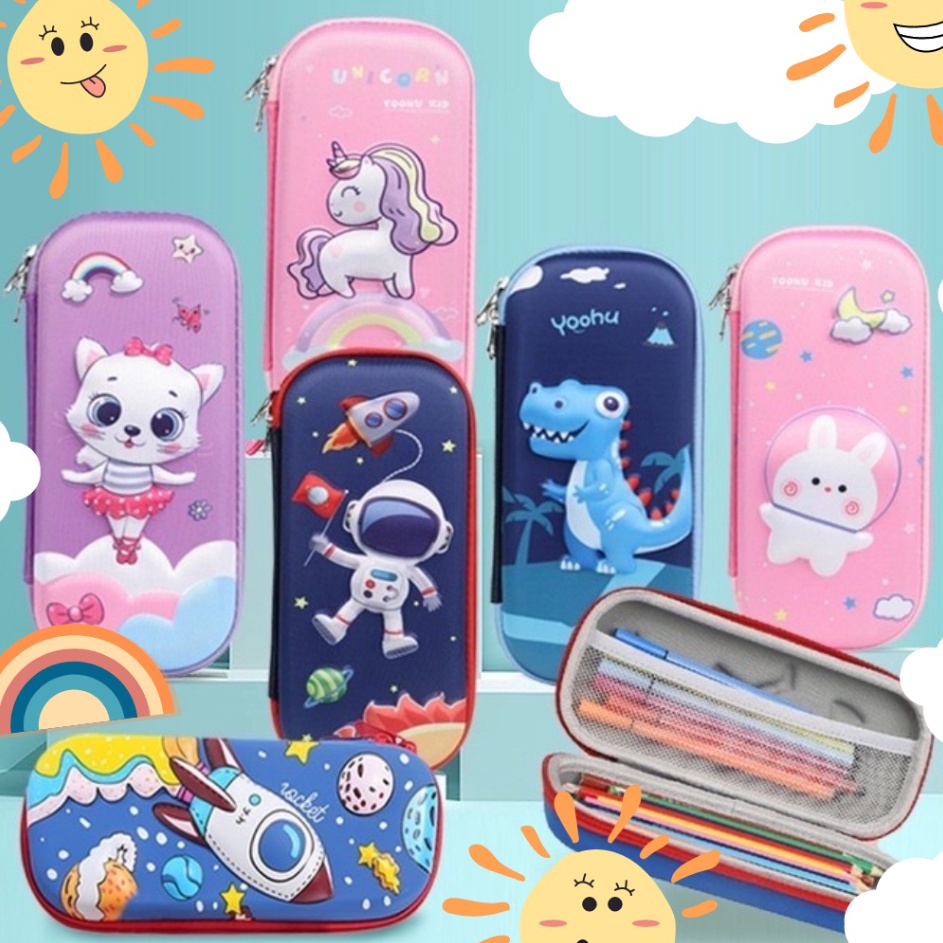 

HPGX0088 ✔✔SALE✔✔ Kotak Pensil Karakter 3D Timbul Anak Sekolah Impor Premium EVA