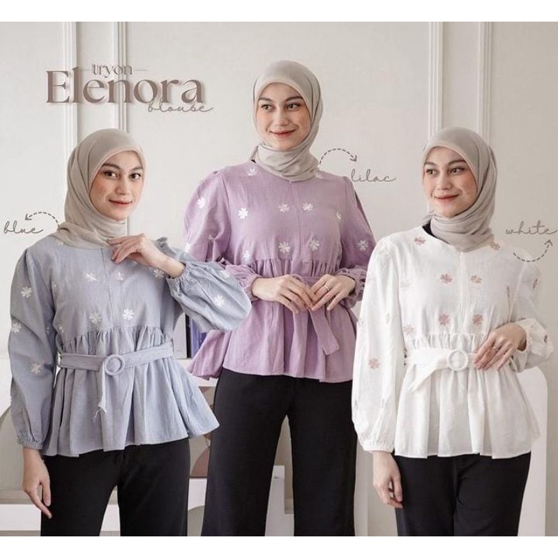 Blouse casual wanita - Blouse outfit kuliah mahasiswi - Blouse outfit kerja wanita