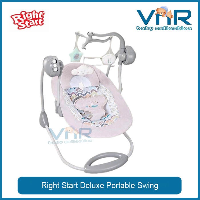 Bouncer Ayunan Bayi Elektrik Right Start Deluxe Portable Swing