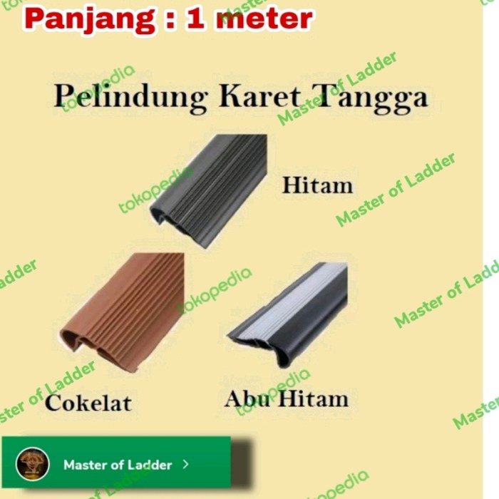 Best Seller Karet Anti Slip Tangga/Pelindung Karet Anak Tangga/Step Nosing Karet
