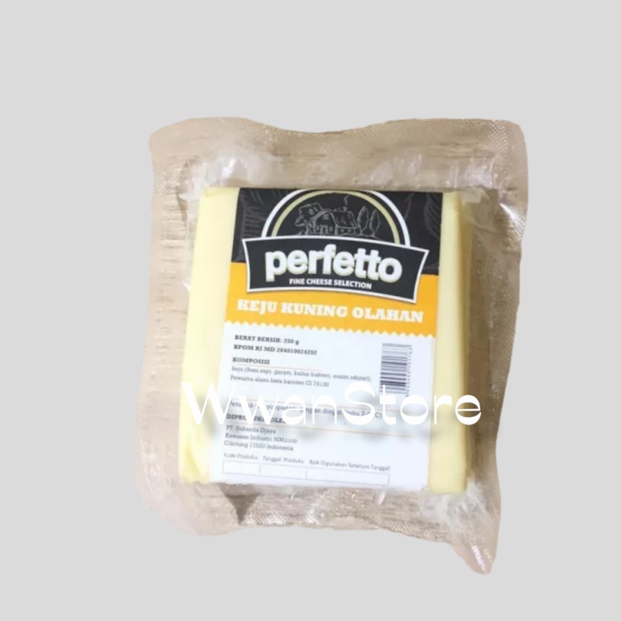 

Perfetto Yellow Cheddar Cheese 250gr