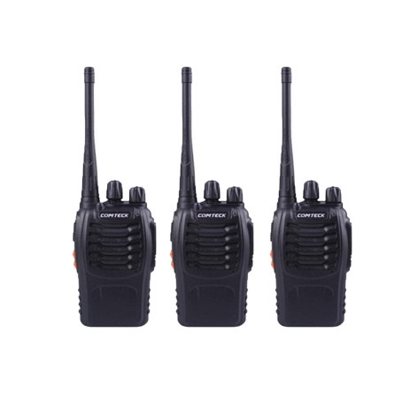 Paket 3 Unit HT Walkie Talkie Comteck BF 888S original bergaransi termurah