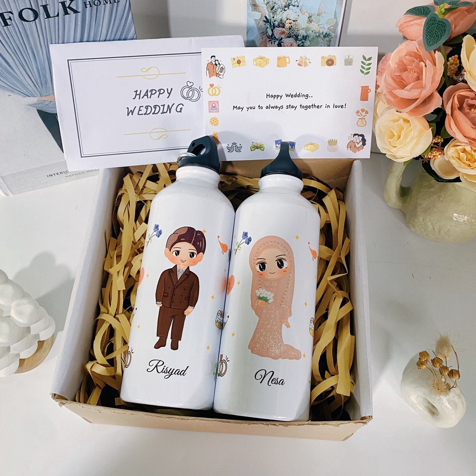 

⓰ XC 108102 Kado Pernikahan / Tumbler Couple / Wedding Gift Tumbler / Hampers Wedding / Engagement by Gifttale ORIGINAL% ♘