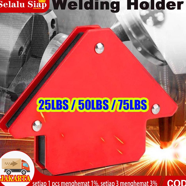 LANGSUNG ORDER. 4PCS/SET Magnet 3 inch Holder 25 -75lb Arrow Magnetic Siku Magnet Las wipro welding 