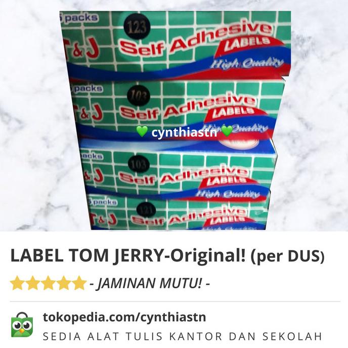 

Terlaris Label Tom Jerry -Original! (Dus-An)