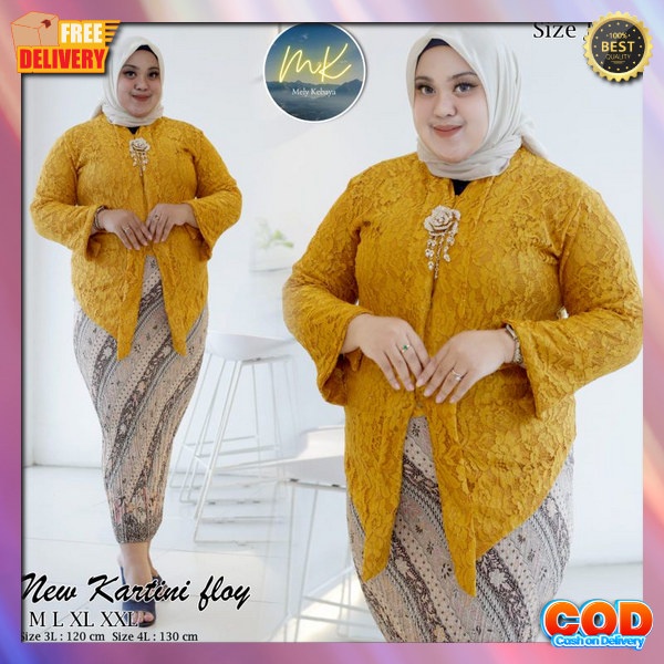 Kebay Setlan Perempuan Wanset Kebaya Allsize Sampai Jumbo Kebata Brokat Brukat Modern Moderen Kebaya