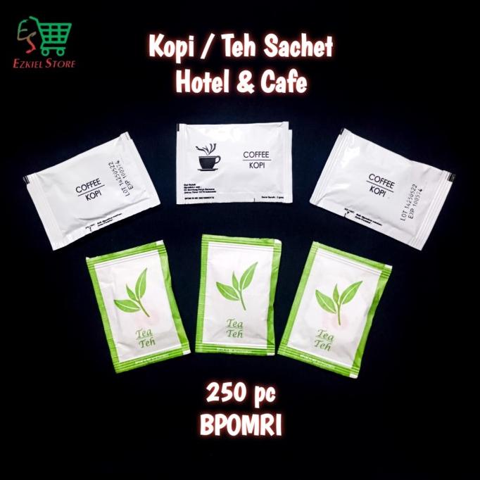 

Kopi Teh Sachet Hotel Cafe 250 pcs Kopi Instan Teh Celup
