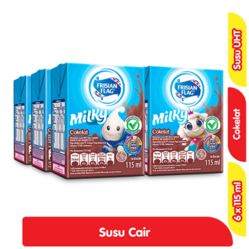 

FRISIAN FLAG Milky Susu UHT 115 ml x 6 pcs