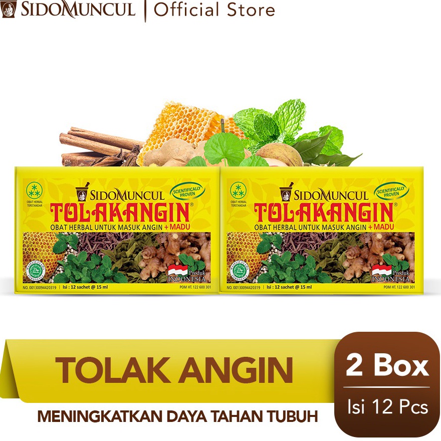 

12.12 BRANDS FESTIVAL Tolak Angin Cair Dus 2x12's Herbal - Masuk Angin Daya Tahan Tubuh !