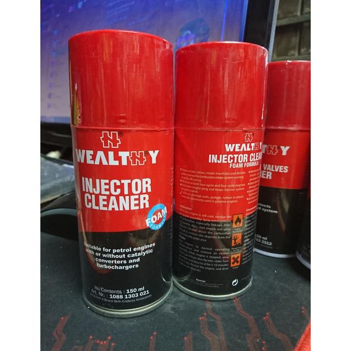 Gurah Mesin Ruang Bakar Throttle Body Wealthy Injector Cleaner FOAM