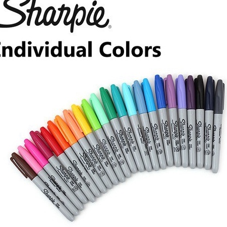 

♥ M 2483 Sharpie Fine Point Permanent Marker Individual Colors Terlaris 亗