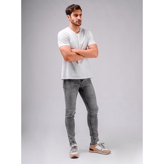 VIRAL. LOD.DENIM - Celana Panjang Jeans Denim OLD GRAPHITE DENIM