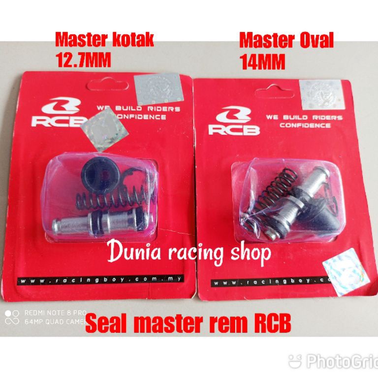 New Stock.. Seal master rem RCB Radial S1 14MM  E2 Oval 14MM E3 kotak 12.7MM Master rem RCB Radial S