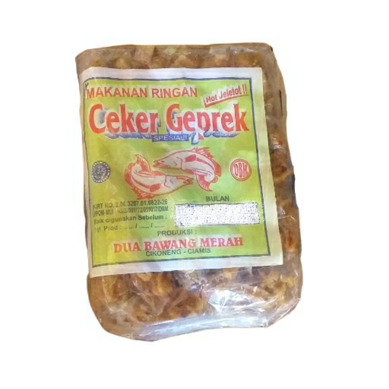 

MAKANAN RINGAN CEKER GEPREK 1 PACK ISI 20 PCS