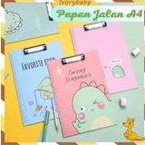 

RO Clipboard Papan Klip Papan Alas Ujian Kartun Kertas