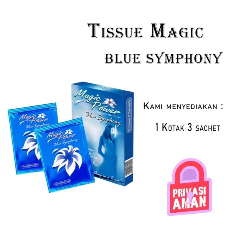 [Whispers] Tissue Magic Power Blue Symphony Tisu Mejik