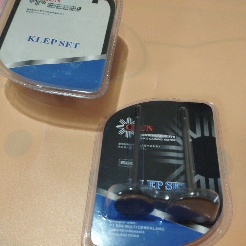 CRUN KLEP SET MEGAPRO NEW (KYE) /CRF 150 /VERZA /MEGAPRO MONO /PAYUNG KLEP SET IN EX /VALVE KLEP