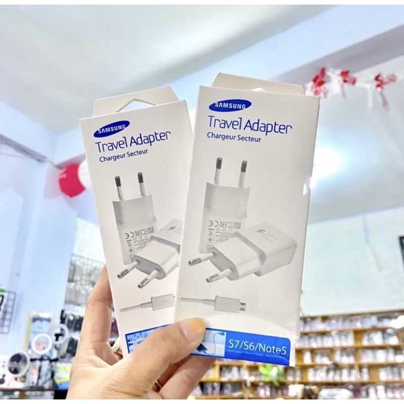 Rumahsoftcase - Travel Charger Samsung Note 5 Fast Packing Kotak Casan Samsung Note 5 Fast Charger F