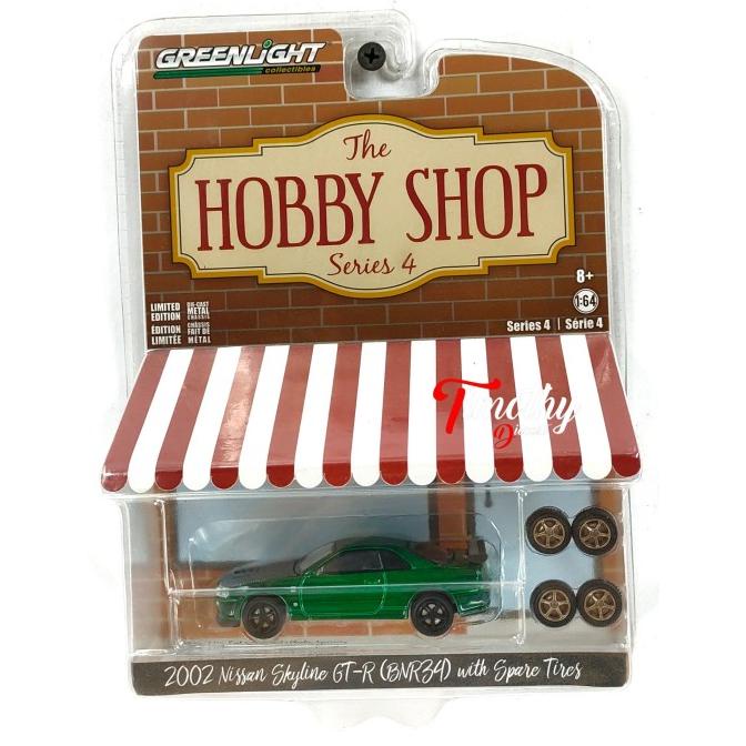 Greenlight Green Machine 2002 Nissan Skyline GTR R34 Timothy Diecast