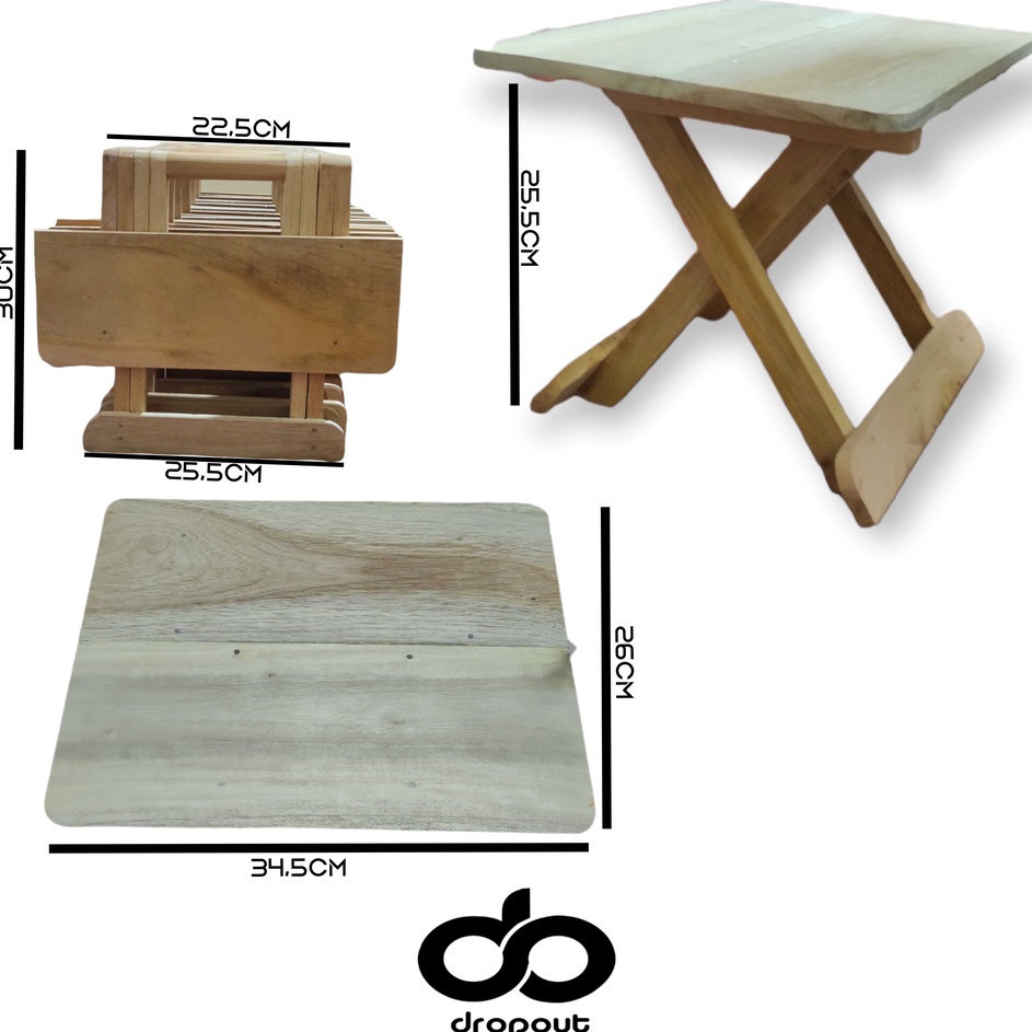 ✦jze» Rekal dudukan AlQuran Meja lipat Quran Alas Al Qur'an meja belajar meja polos meja dilipat kay